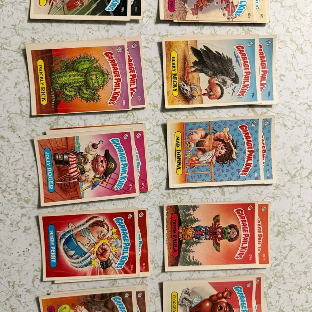 Vintage 1985–1986 Garbage Pail Kids Card Lot – Original Topps – 50+ Cards